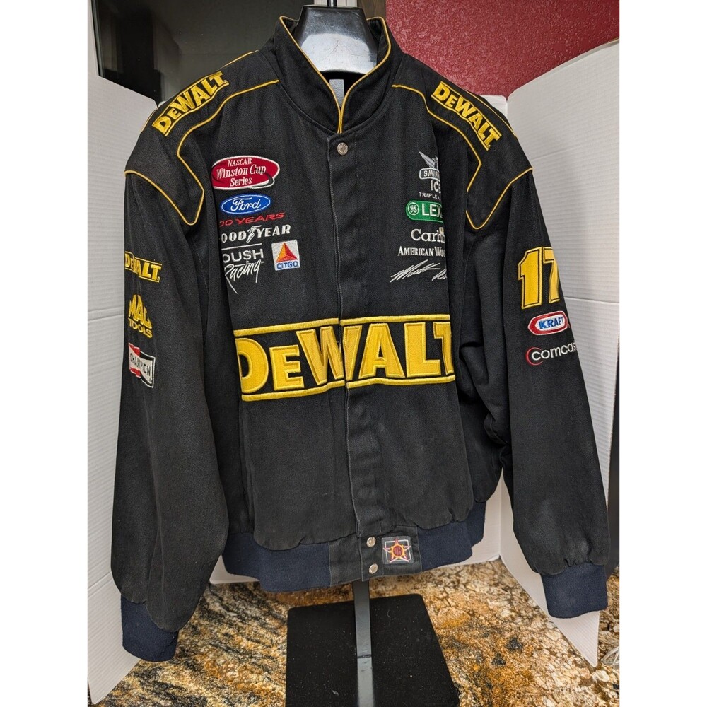 JH Design Matt Kenseth 17 Roush Racing Jacket DeWalt Tools Size 2X NASCAR Rare